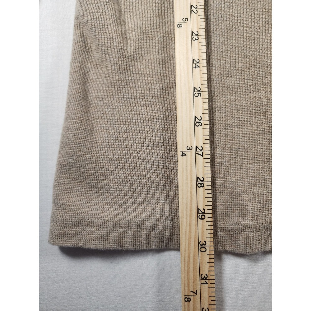Carhartt Vintage Thermal Shirt Men XL Tan Waffle Knit Long Sleeve Workwear Layer - Picture 2 of 7